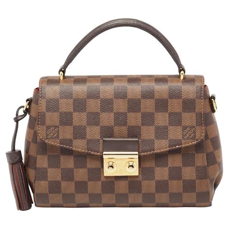 louis vuitton croisette damier ebène|louis vuitton damier ebene bag.